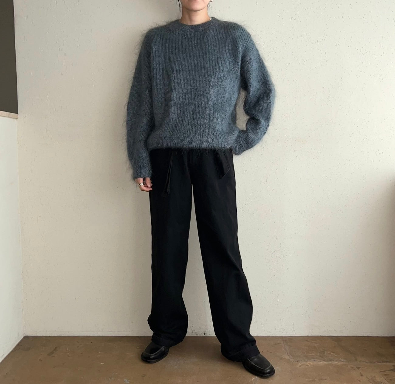 80s Blue Knit