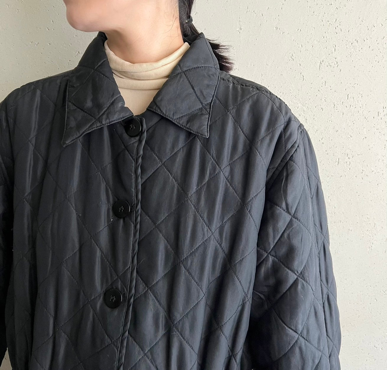 90s Silk Quilted Jacket
