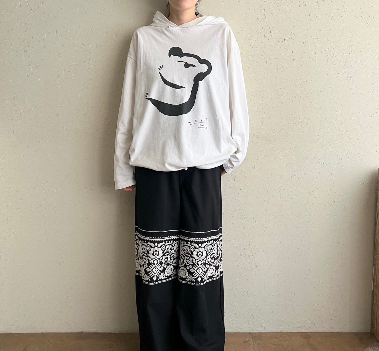 90s Printed Long Sleeves T-shirt Made in Australia