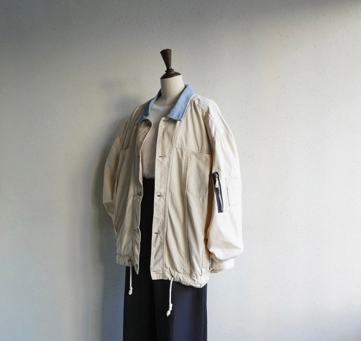 90s Denim Collar Jacket