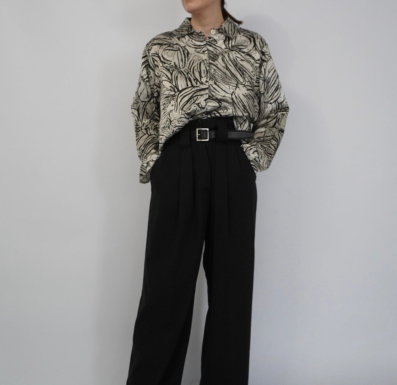 80s Pattern Shirt Made in USA