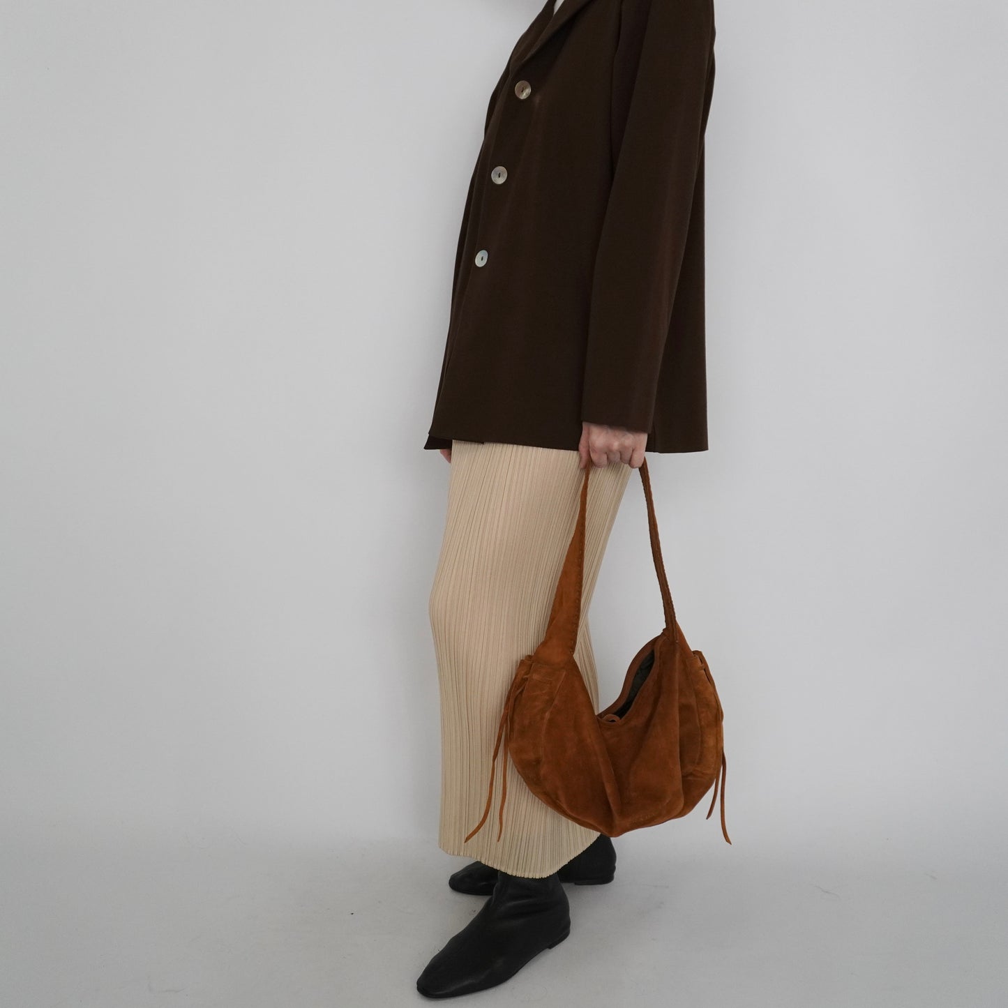 "PRADA" Suede Bag