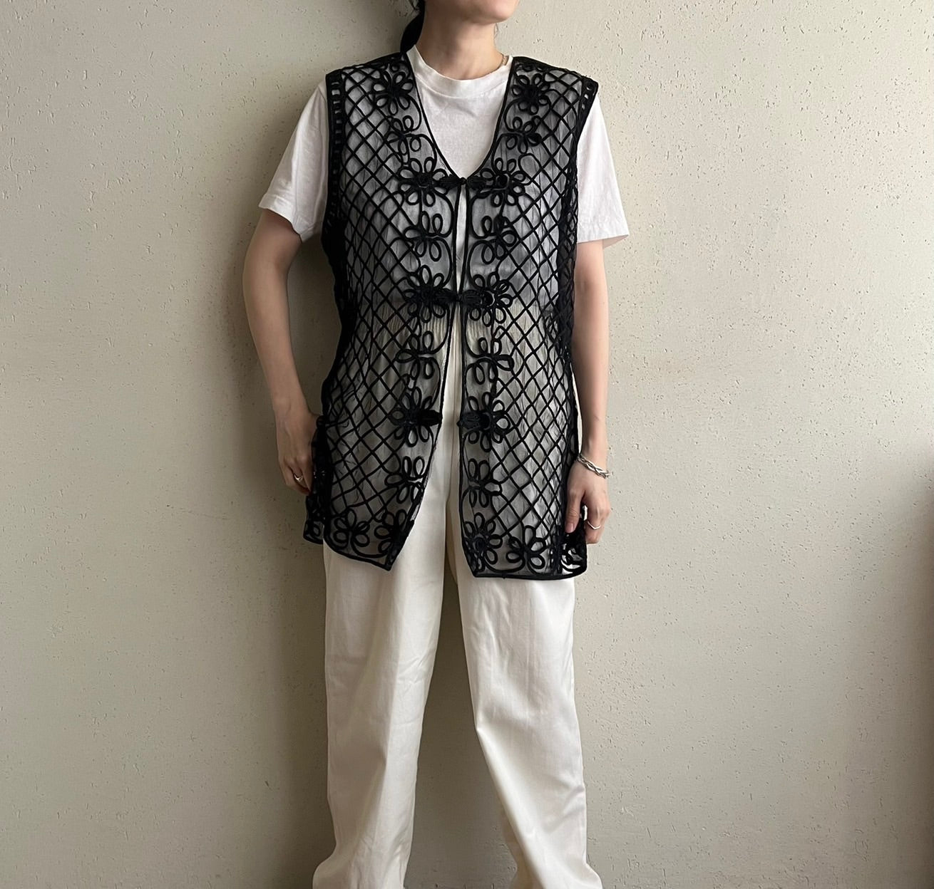 90s Sheer Mesh Vest