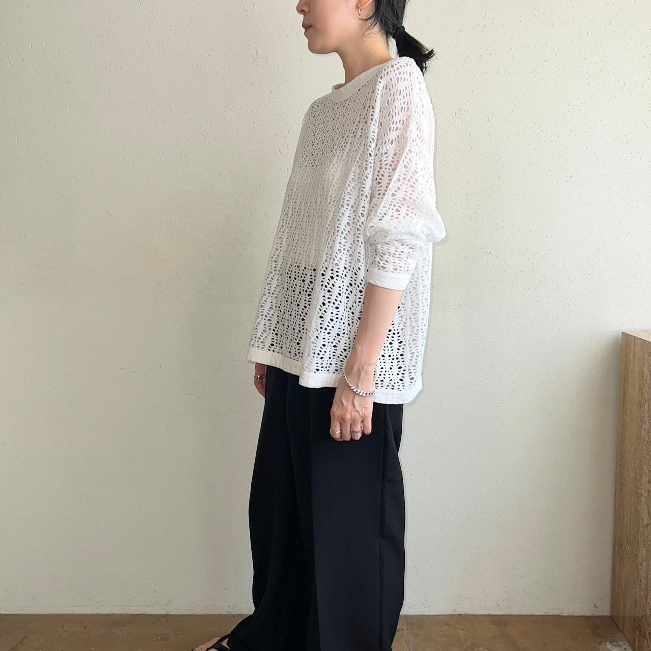 90s Crochet Top Made in USA