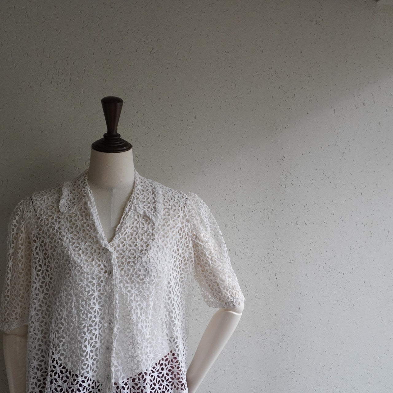 40s Eyelet Lace Shirt