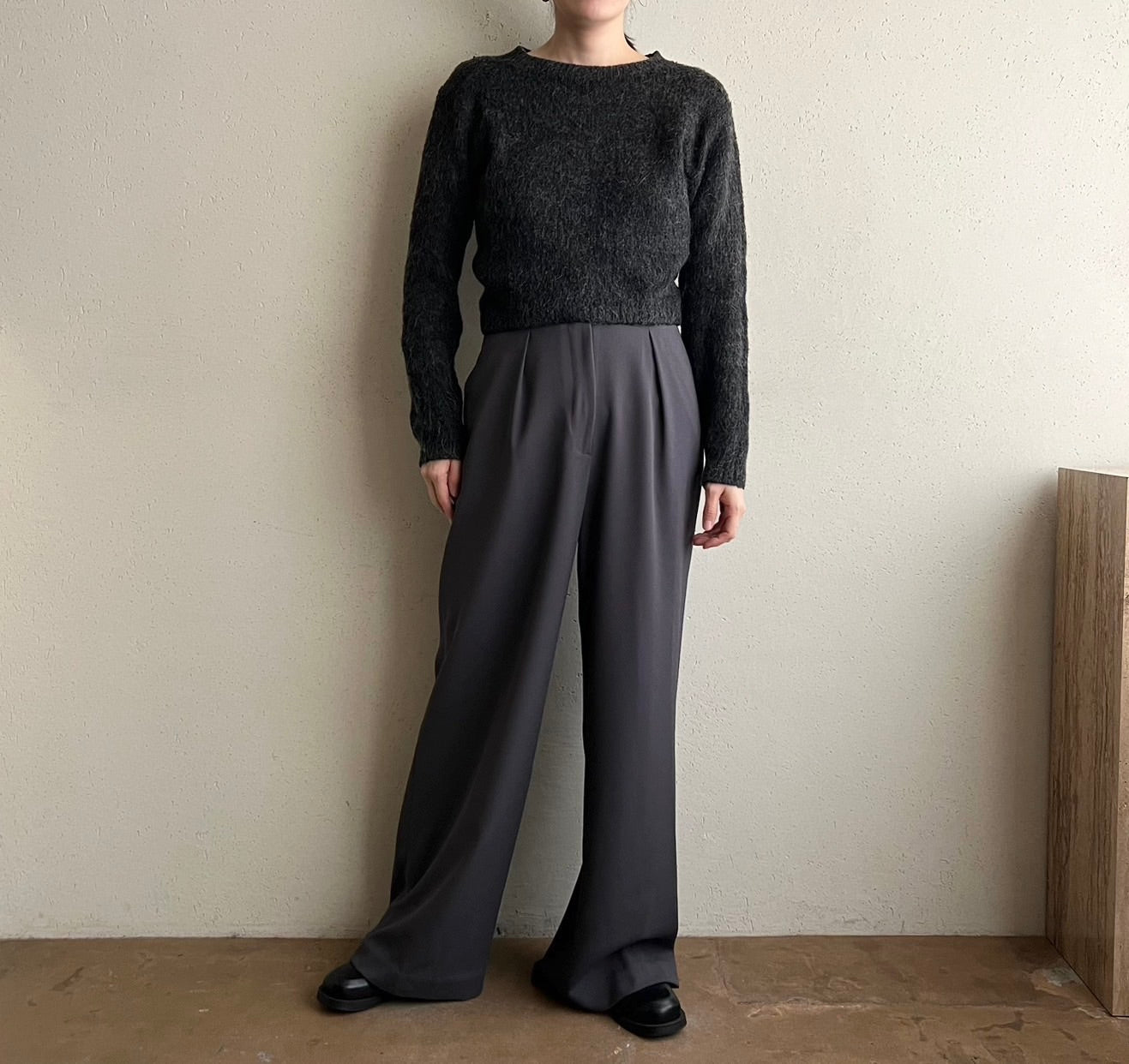 90s Cropped Light Knit Made in USA