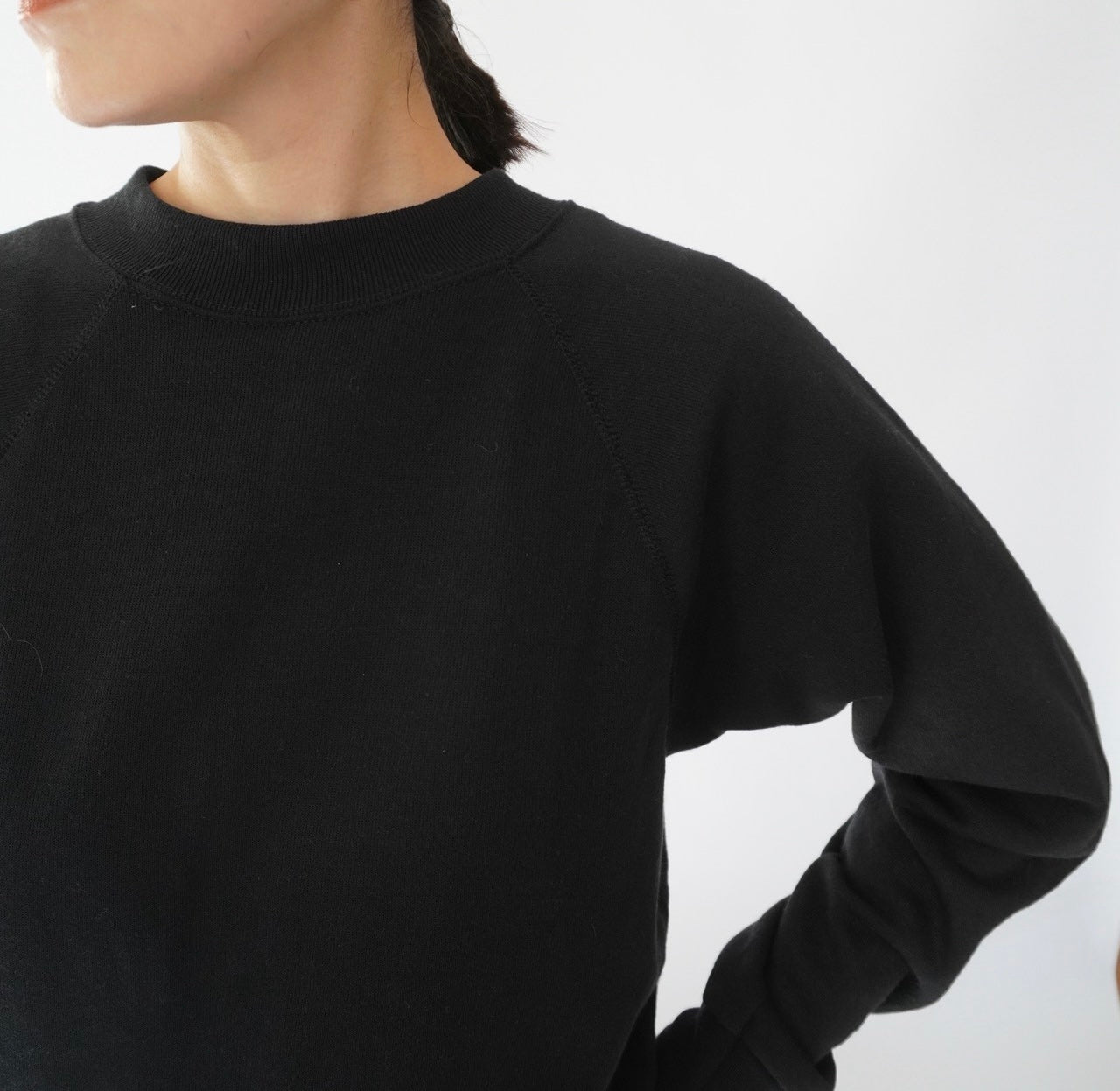 90s Black Sweater Made in USA