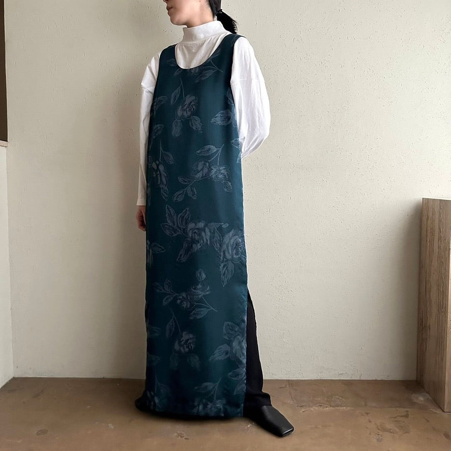 90s Printed Sleeveless Dress