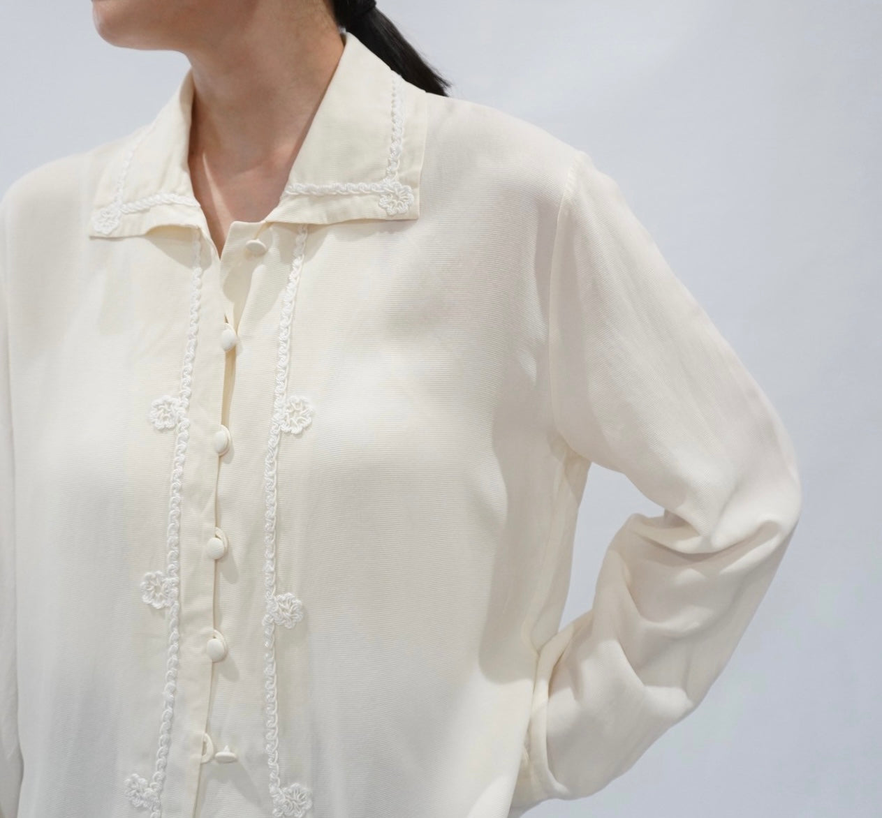 90s Silk Design Shirt