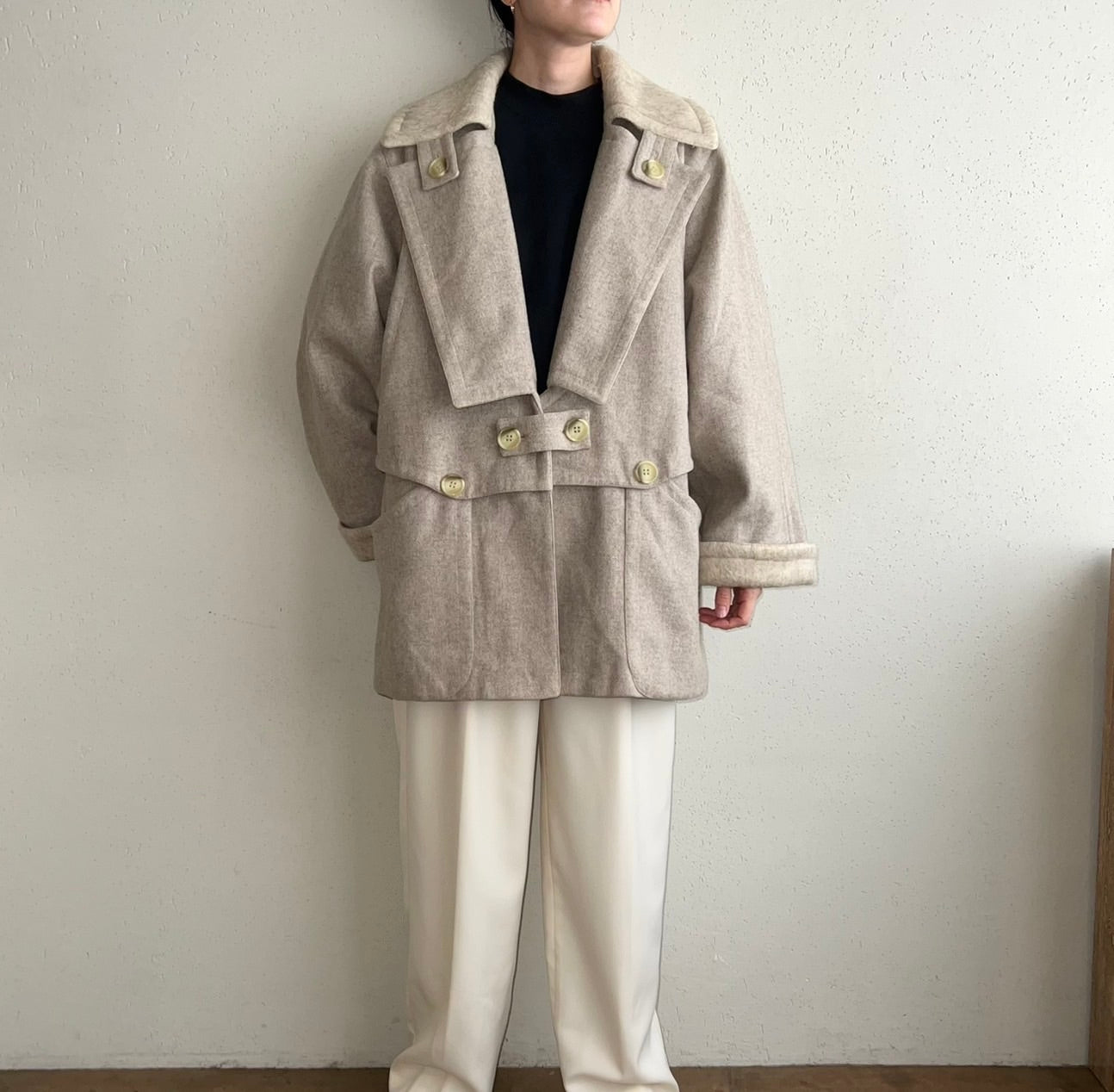 80s Wool Jacket Made in Italy