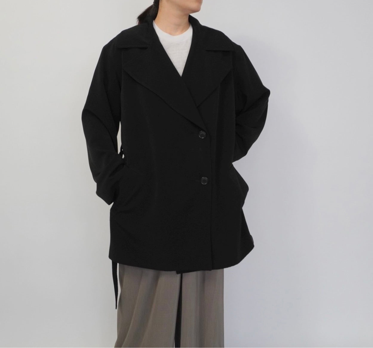 90s Big Collar Jacket Made in USA