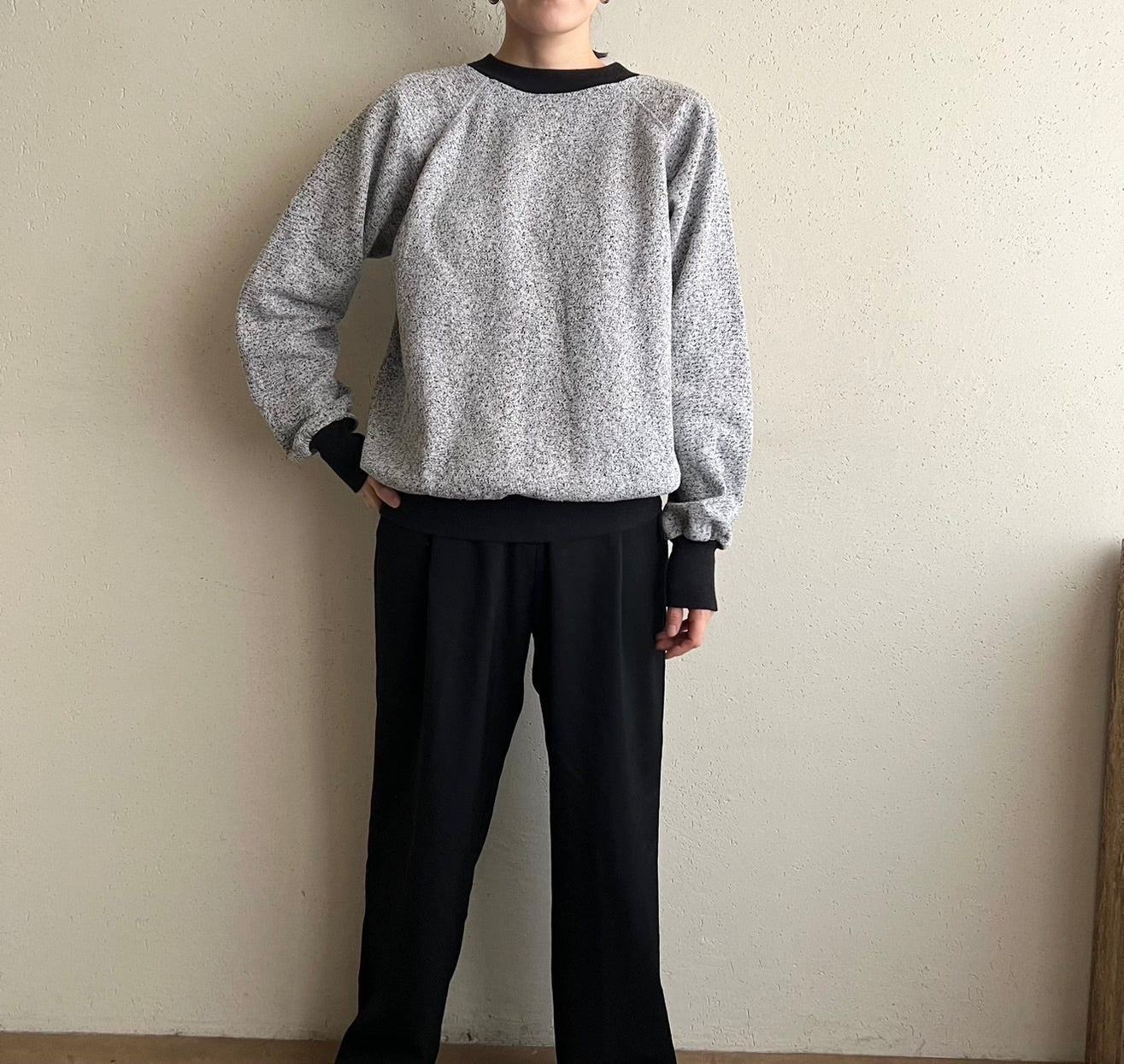 90s Mix Sweater Made in USA