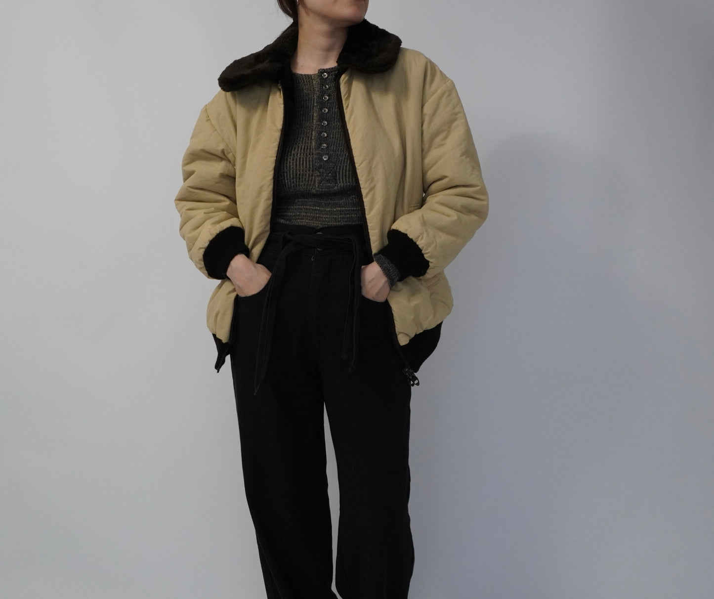 70s Fur Reversible Jacket