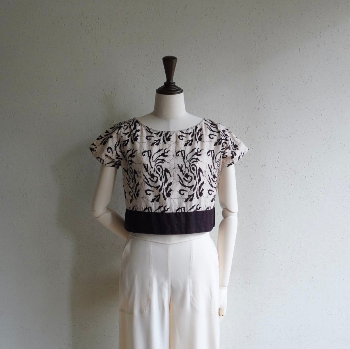 80s Cropped Blouse