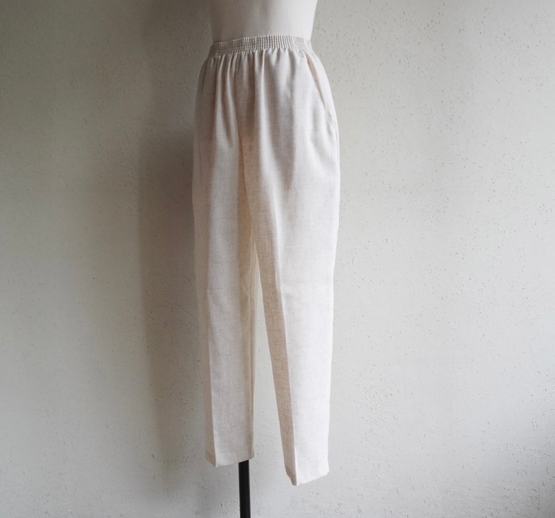 90s Ivory Pants Made in USA