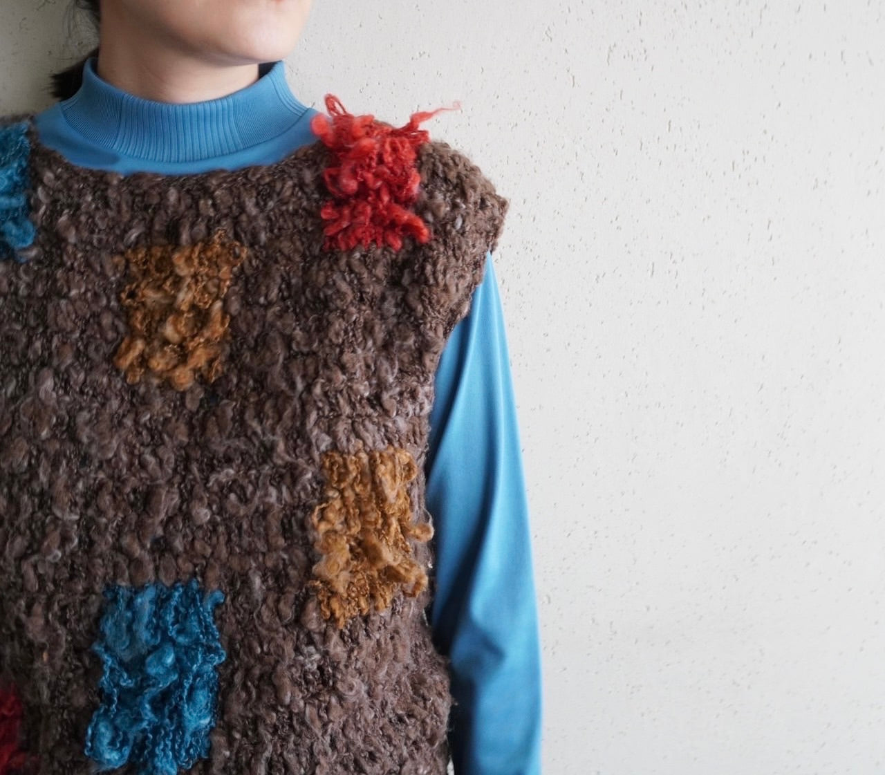 90s Design Knit Vest