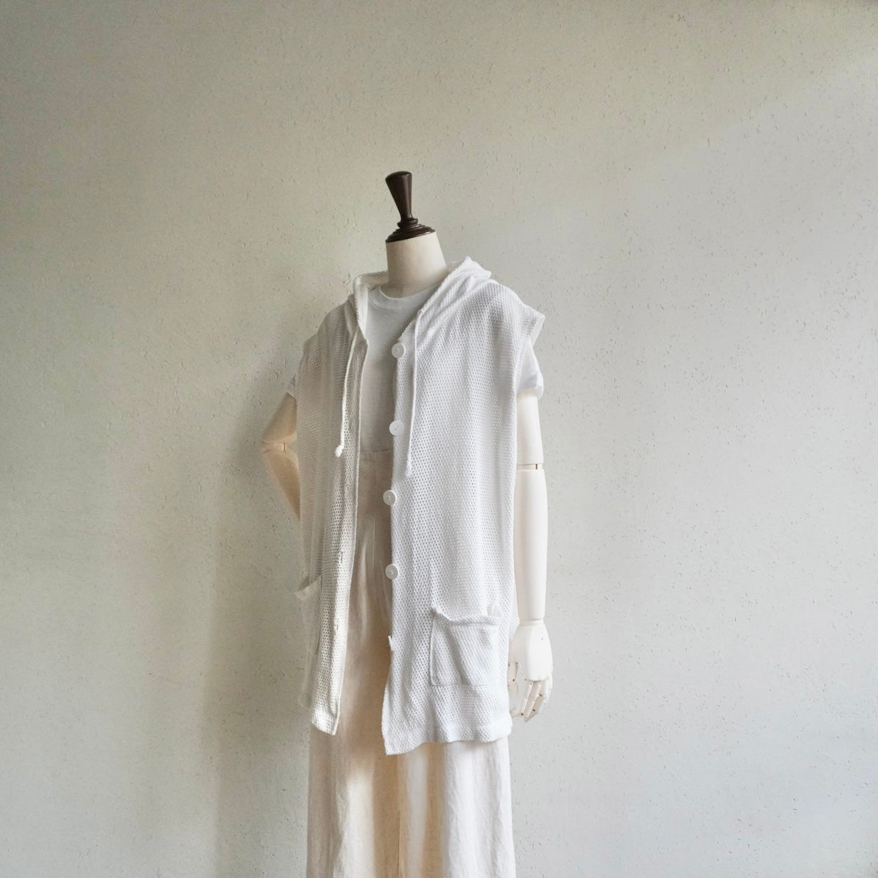 90s Mesh Sleeveless Top Made in USA