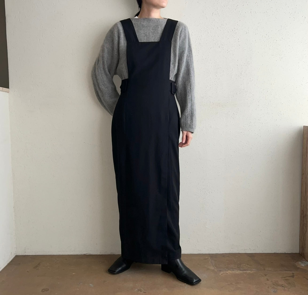 90s Black Design Dress