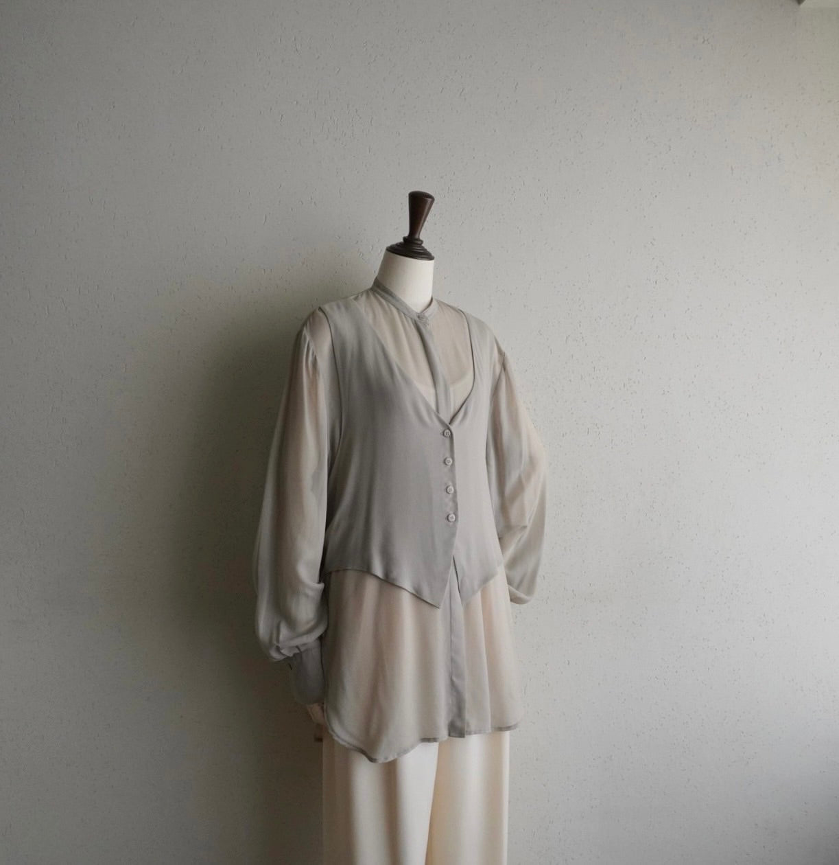 90s Design Sheer Blouse Made in USA