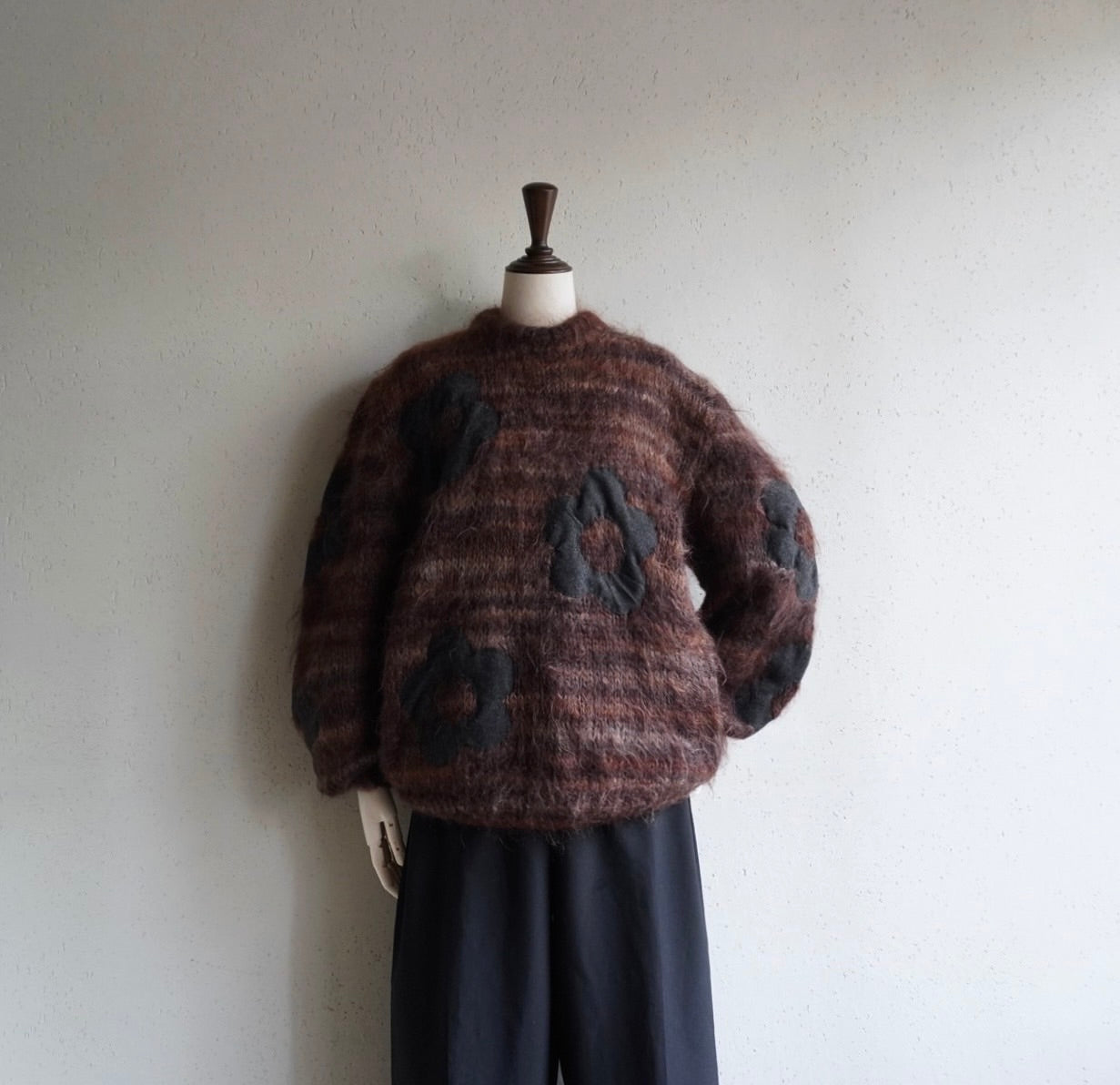 80s Design Mohair Knit Made in Italy