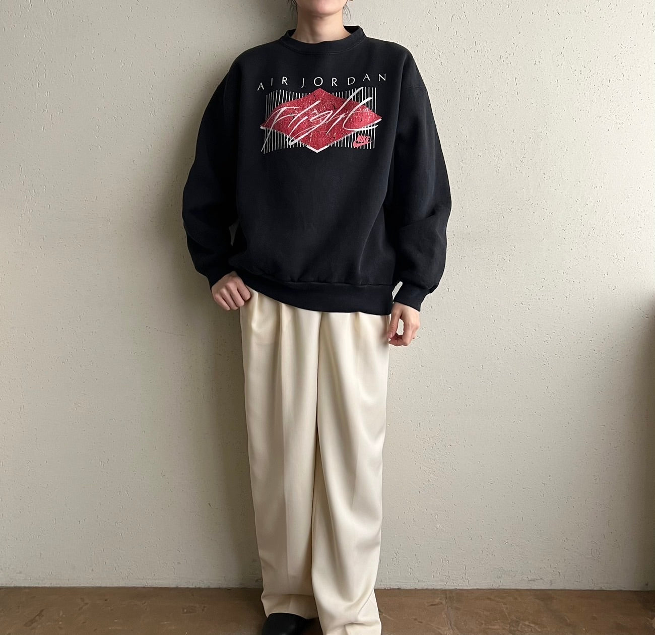 90s "Nike Air Jordan" Printed Sweater Made in USA