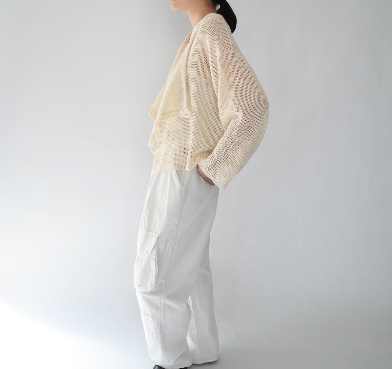 80s "garconne by yokohama" Cotton Cardigan,Jacket