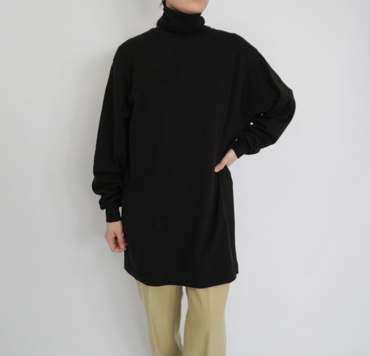 90s ”FRUIT OF THE LOOM ” Long Sleeves T-shirt Made in USA Dead Stock