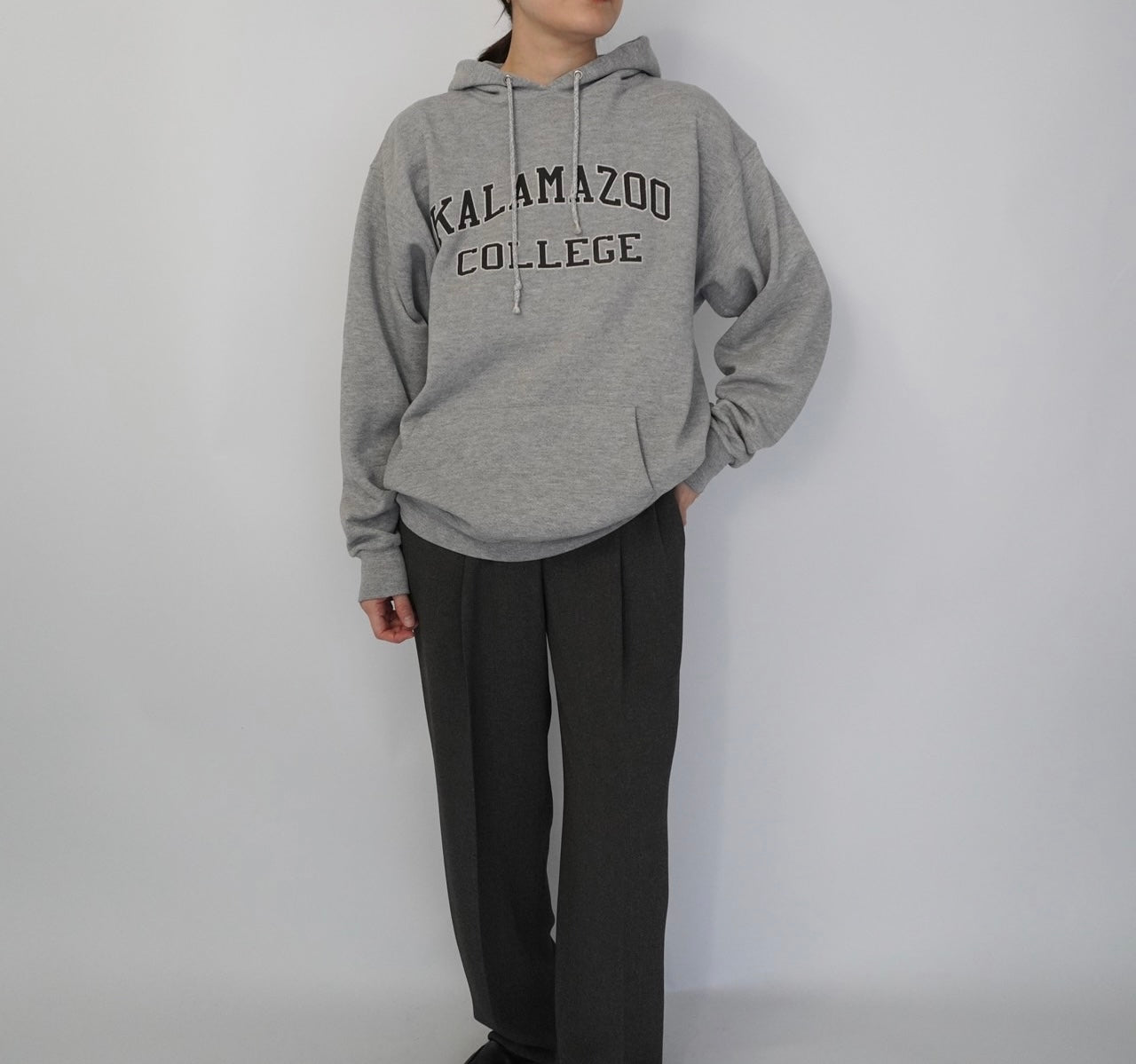 90s Hooded Sweater Made in USA