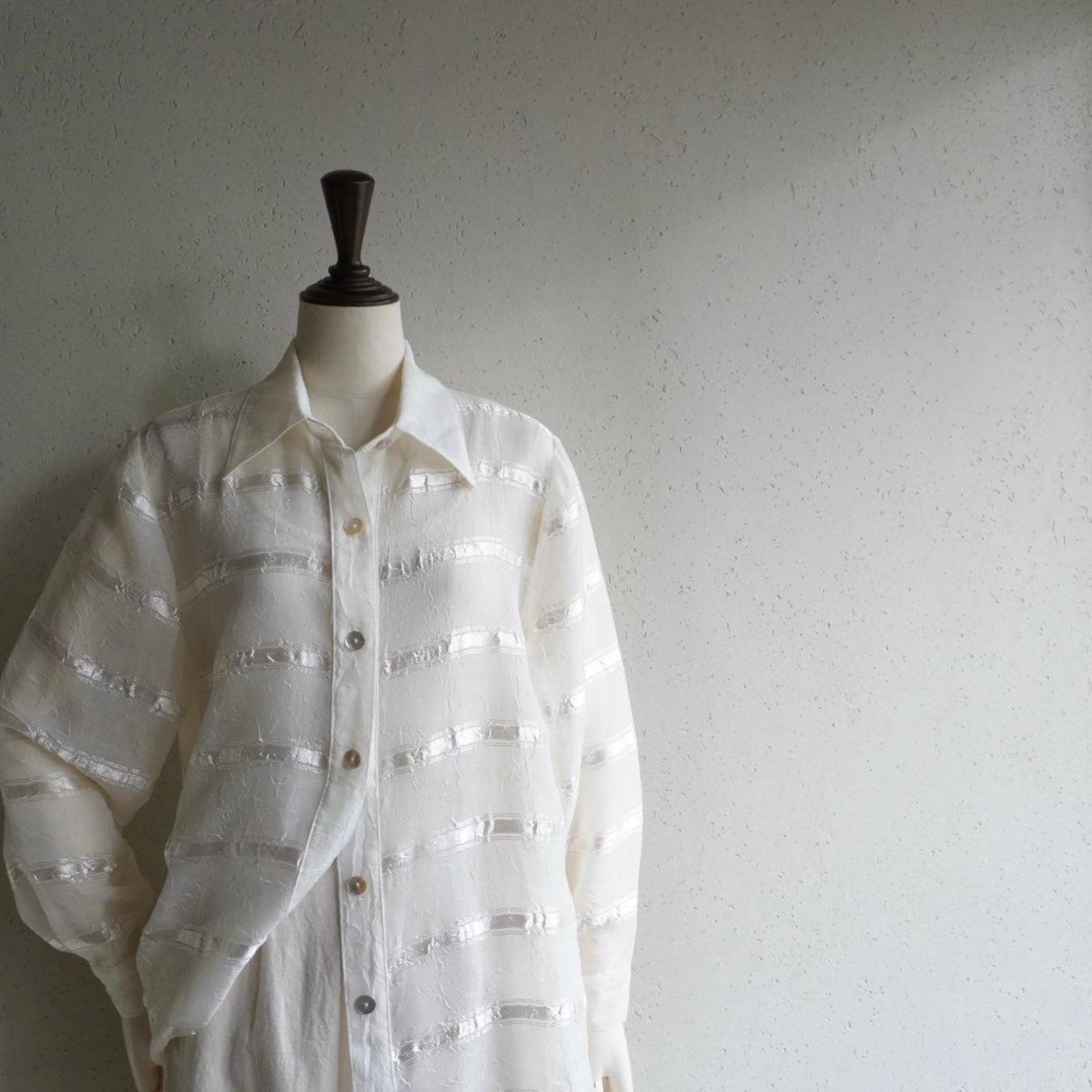90s Design Sheer Shirt