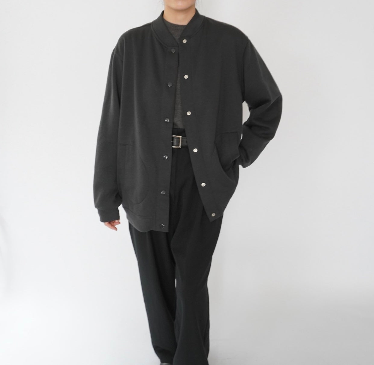 90s Black Sweater Jacket,Cardigan