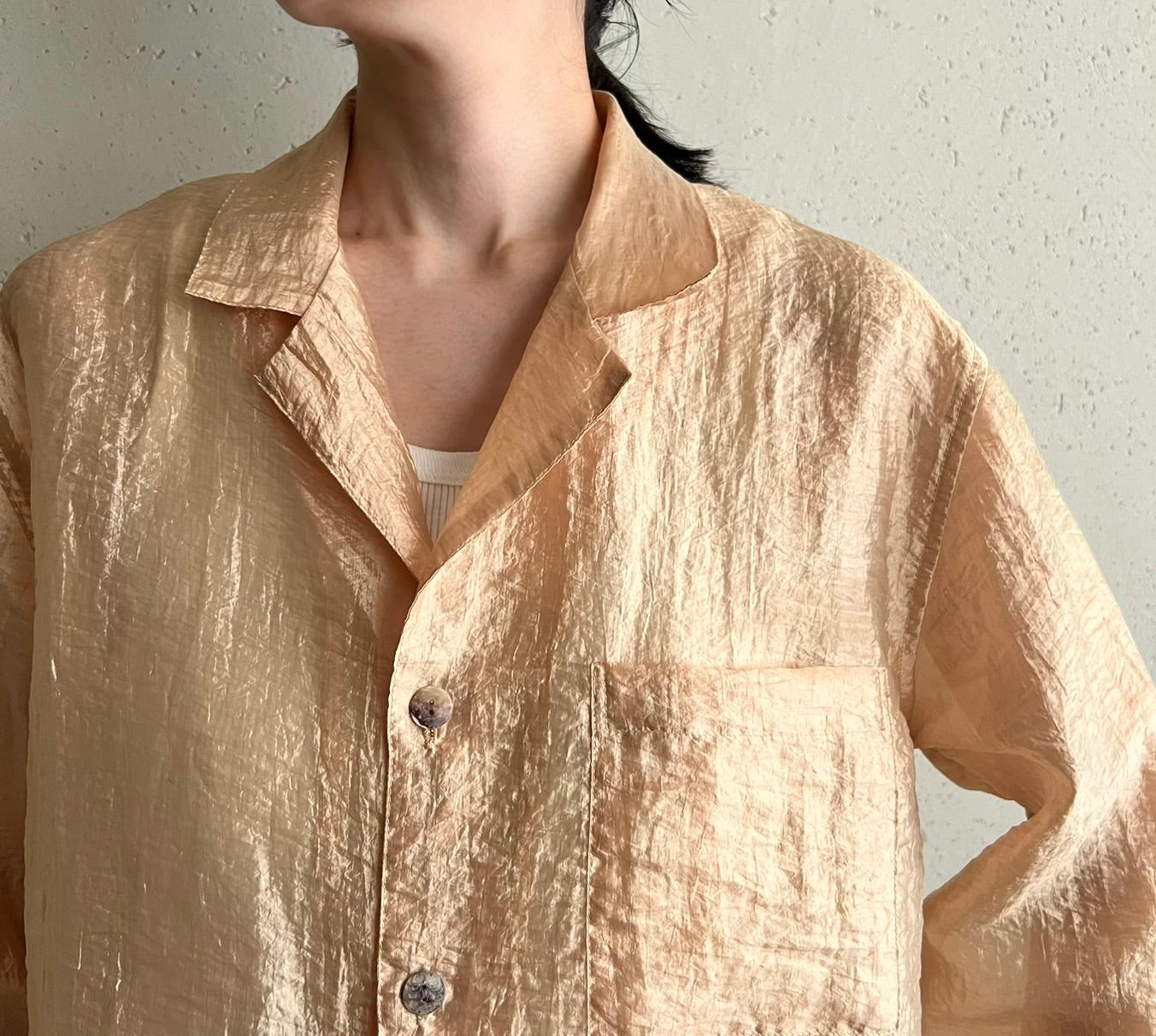 90s Shiny Shirt Made in USA