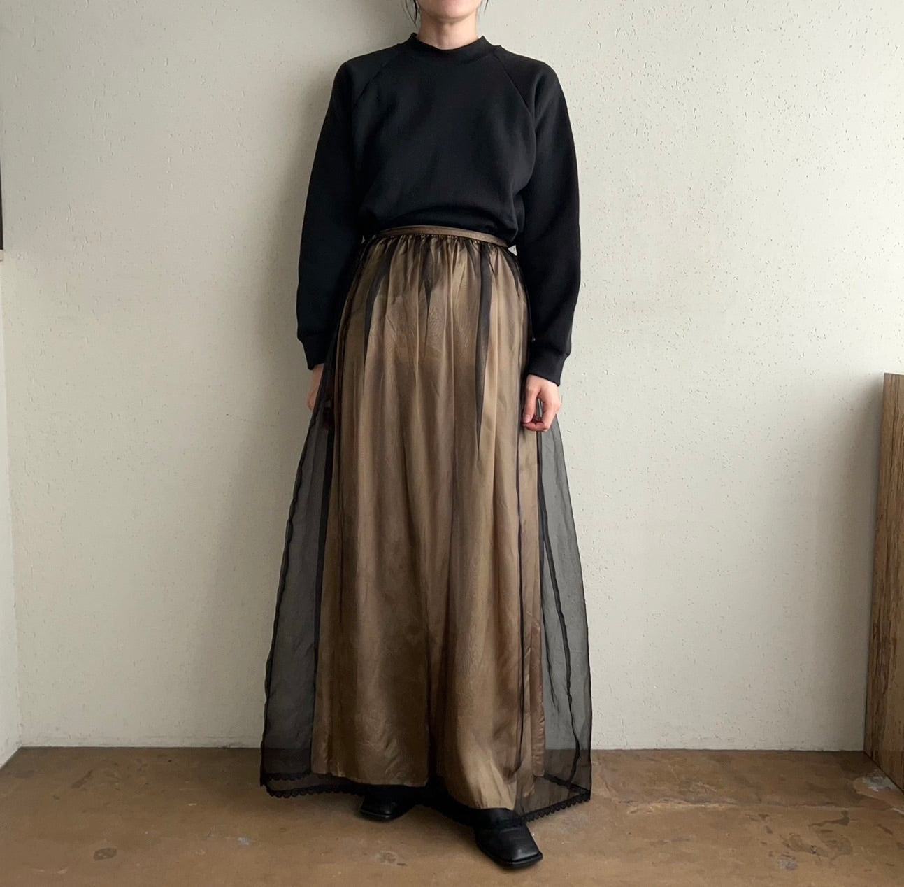 90s Sheer Skirt Made in USA