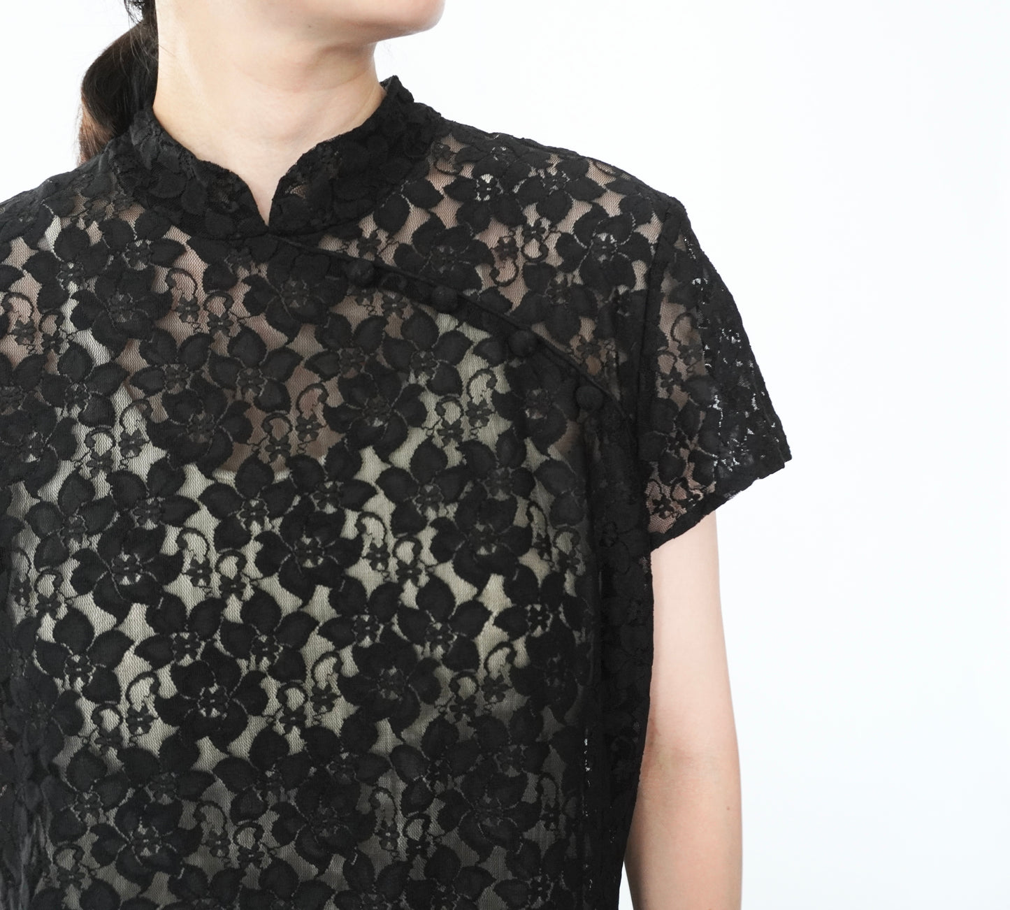 90s Lace Asian Design Dress