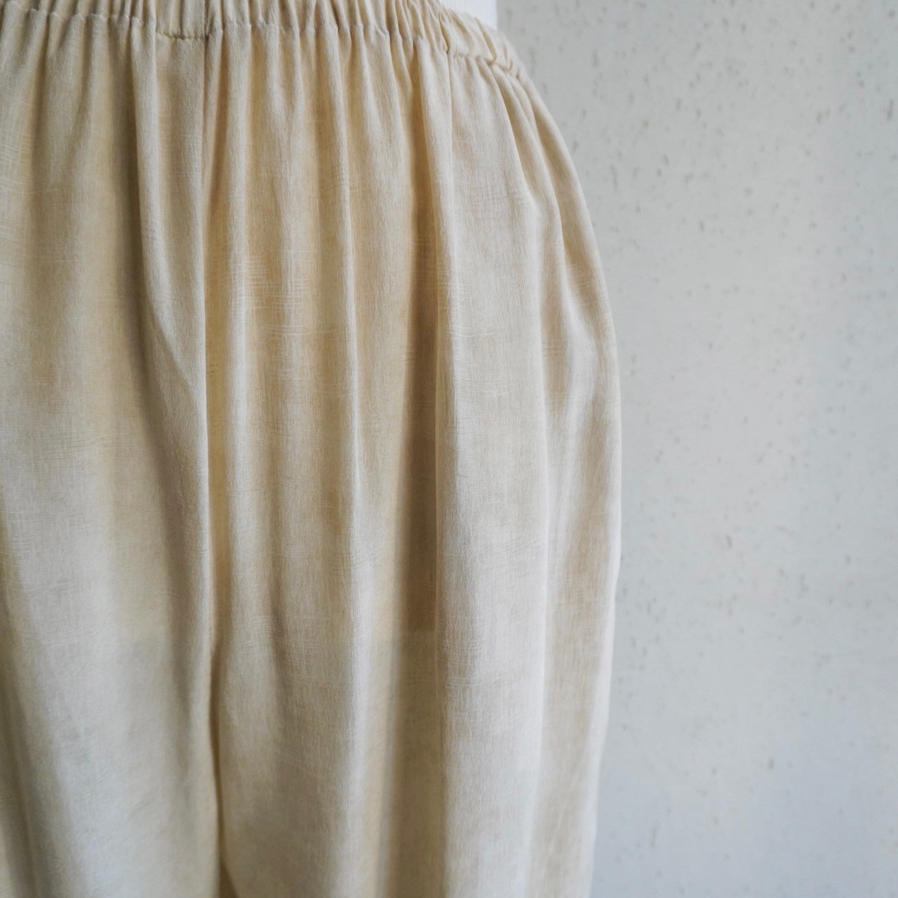 90s Light Beige Silk Pants