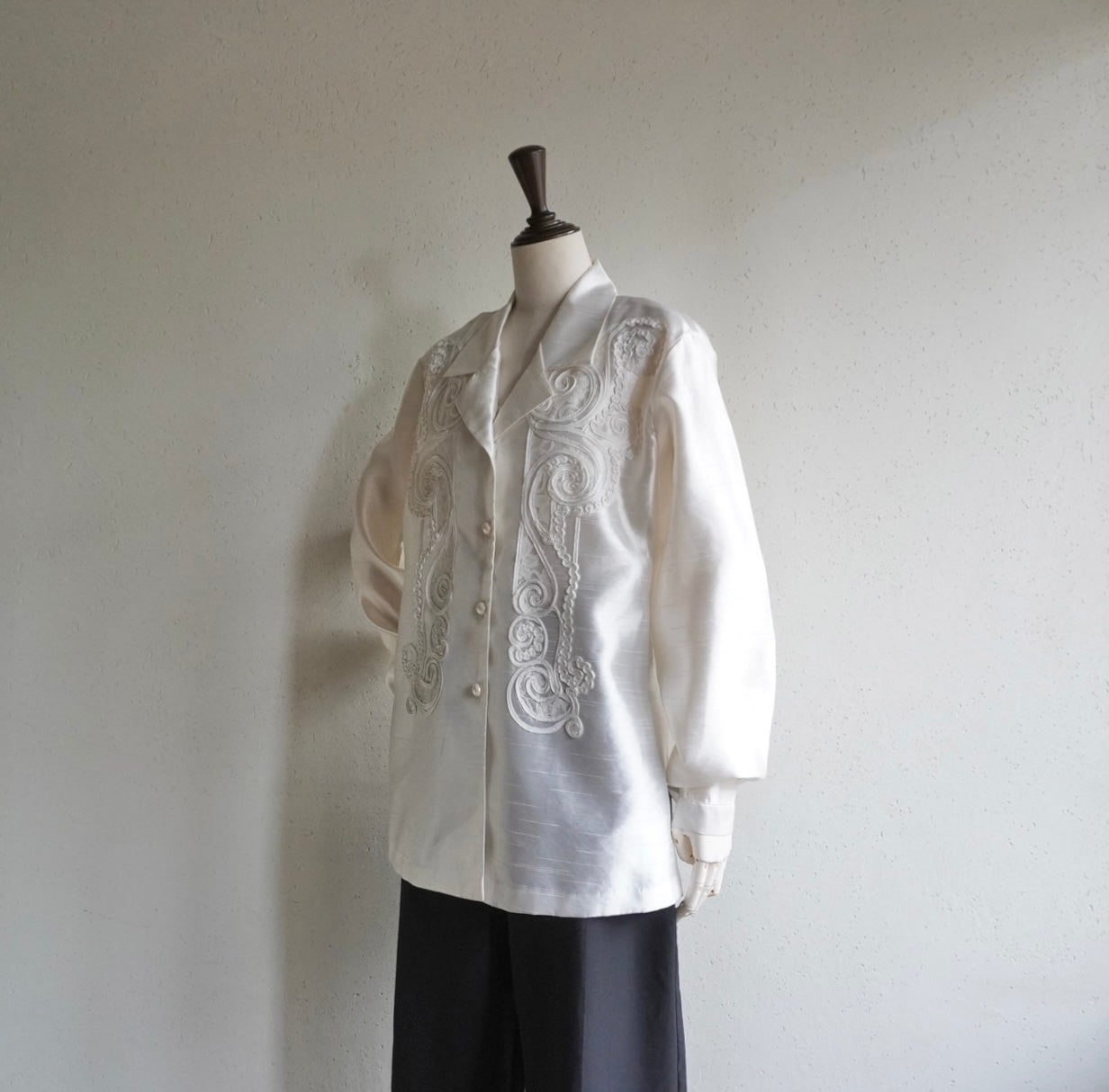 90s Cord Lace Shirt, Jacket