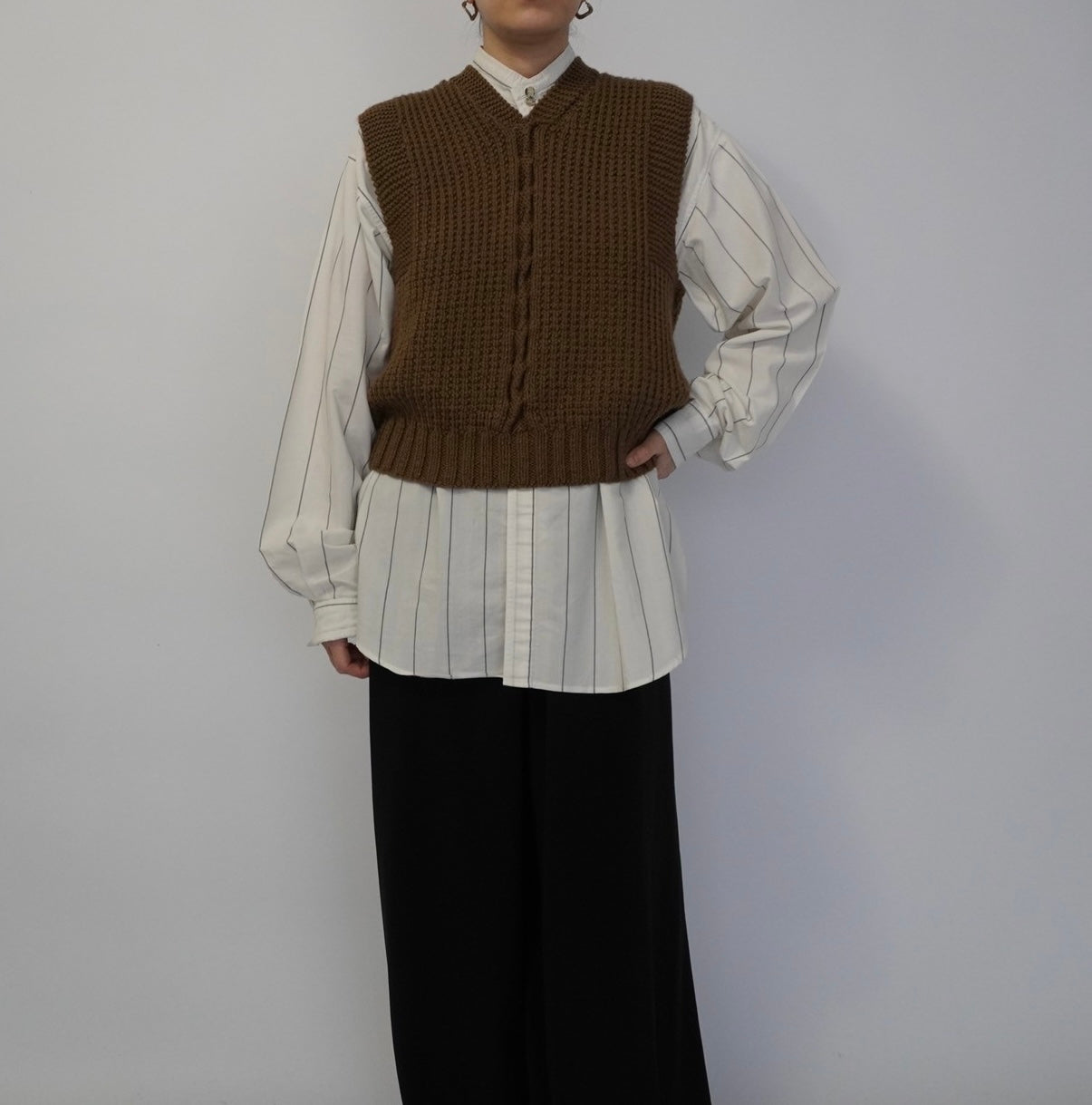 90s Design Knit Vest
