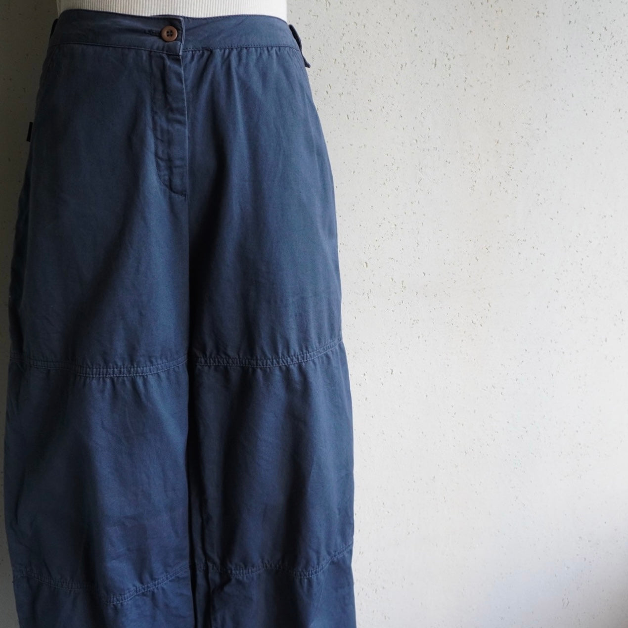 90s Zipped Wide Pants Made in Italy