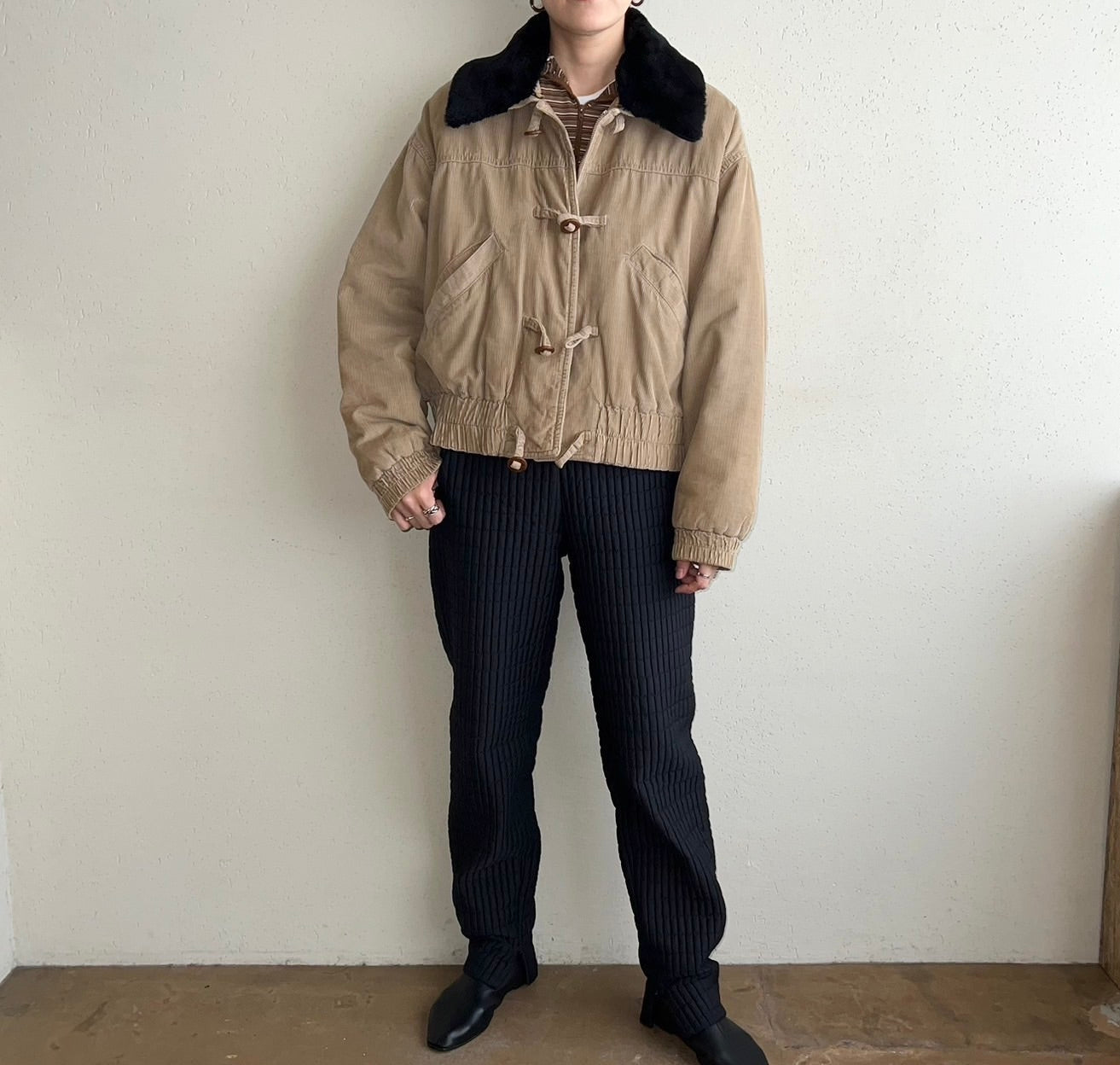 90s ”BLUE FAMILY BENETTON”Corduroy Jacket Made in Italy