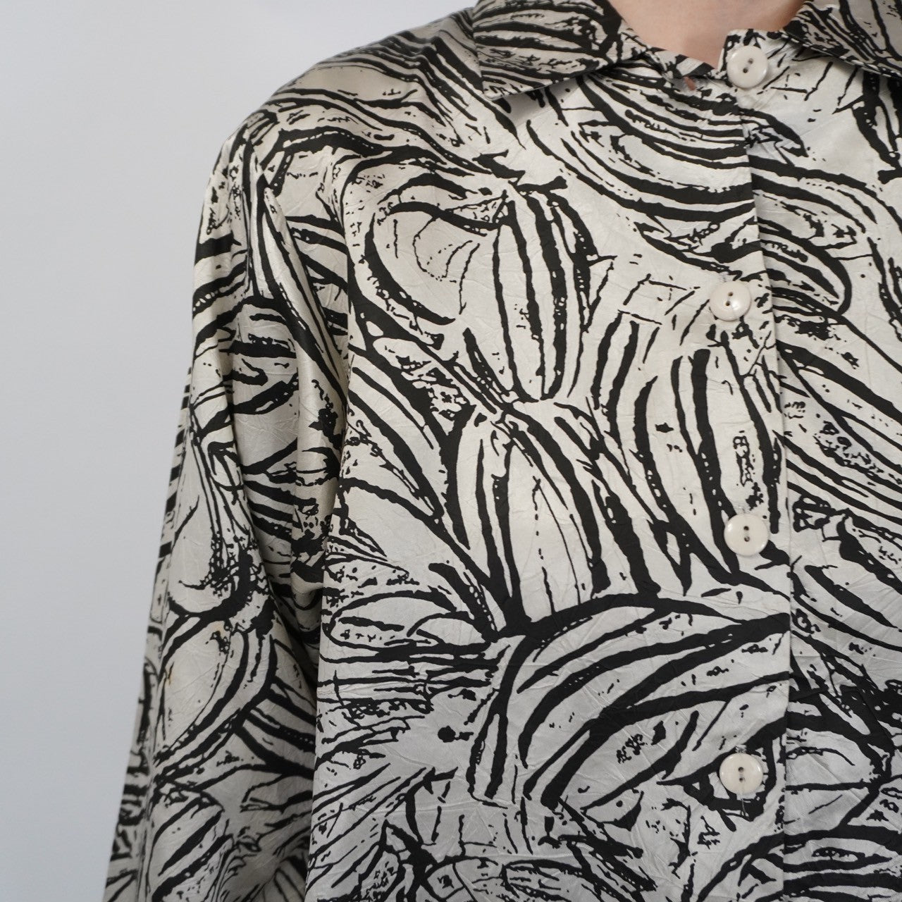 80s Pattern Shirt Made in USA