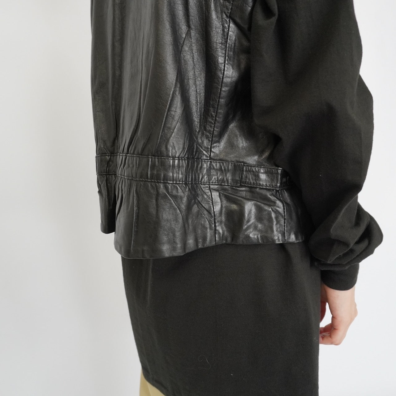 90s "harve benard" Leather Vest