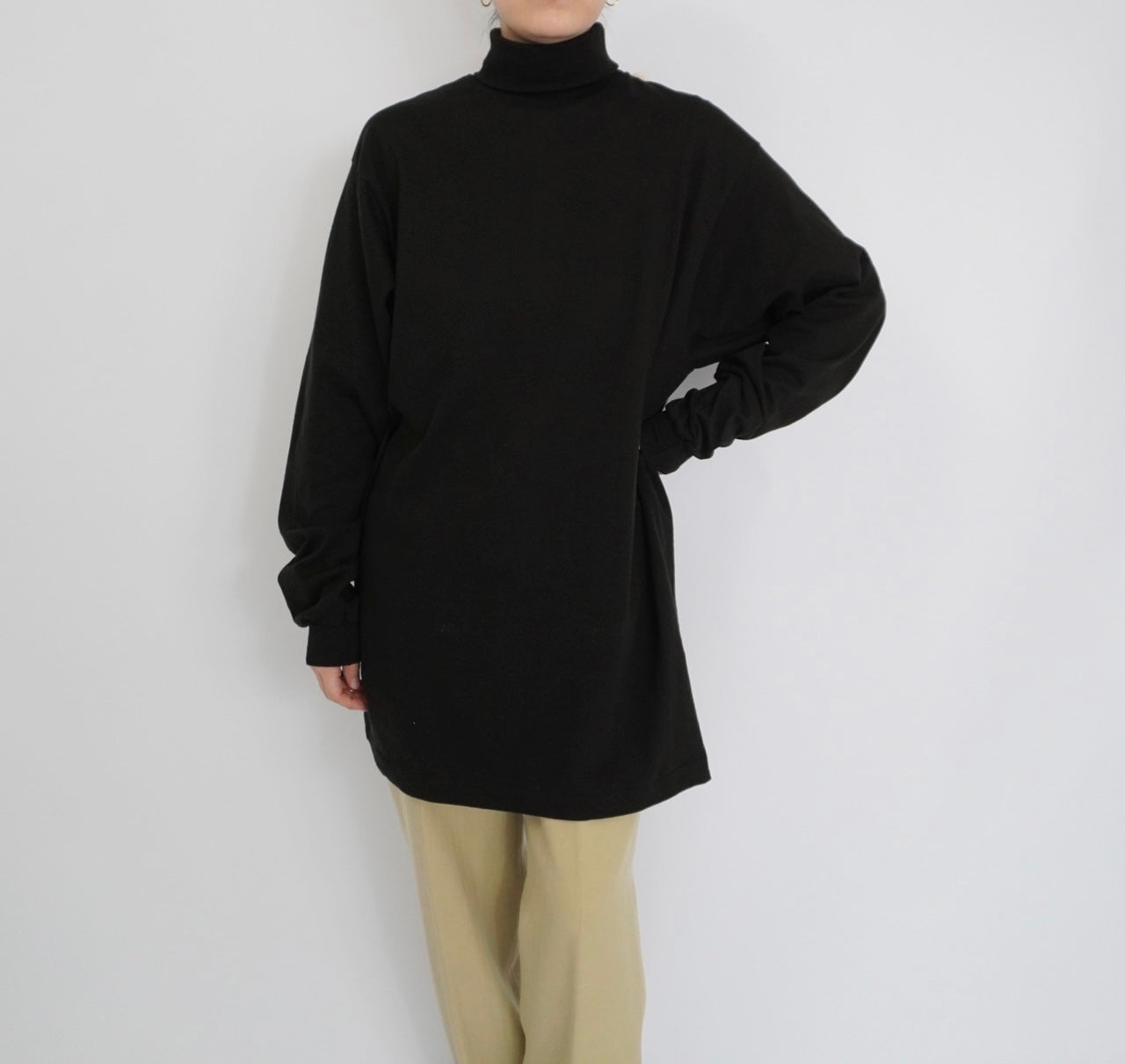 90s ”FRUIT OF THE LOOM ” Long Sleeves T-shirt Made in USA Dead Stock