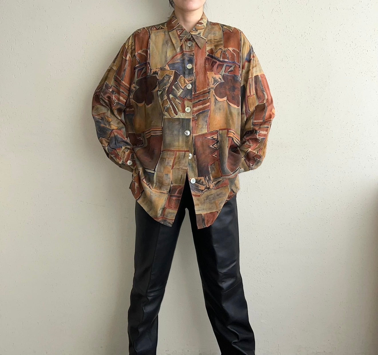 90s EURO Pattern Shirt