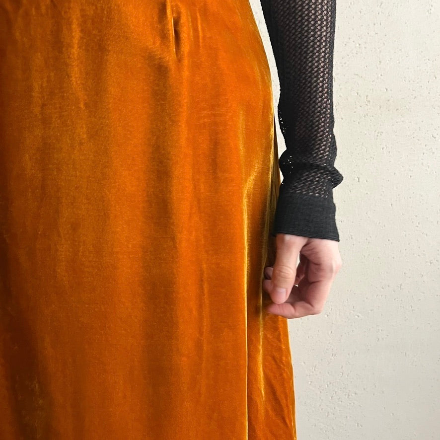 70s Velour Skirt