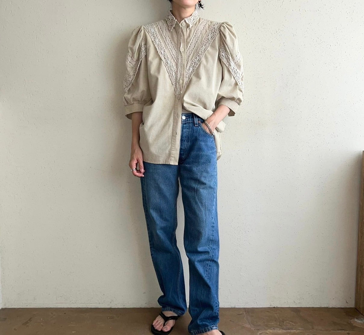 80s EURO Design Blouse