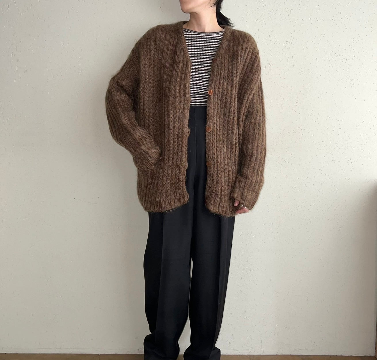 90s Mohair Knit Cardigan