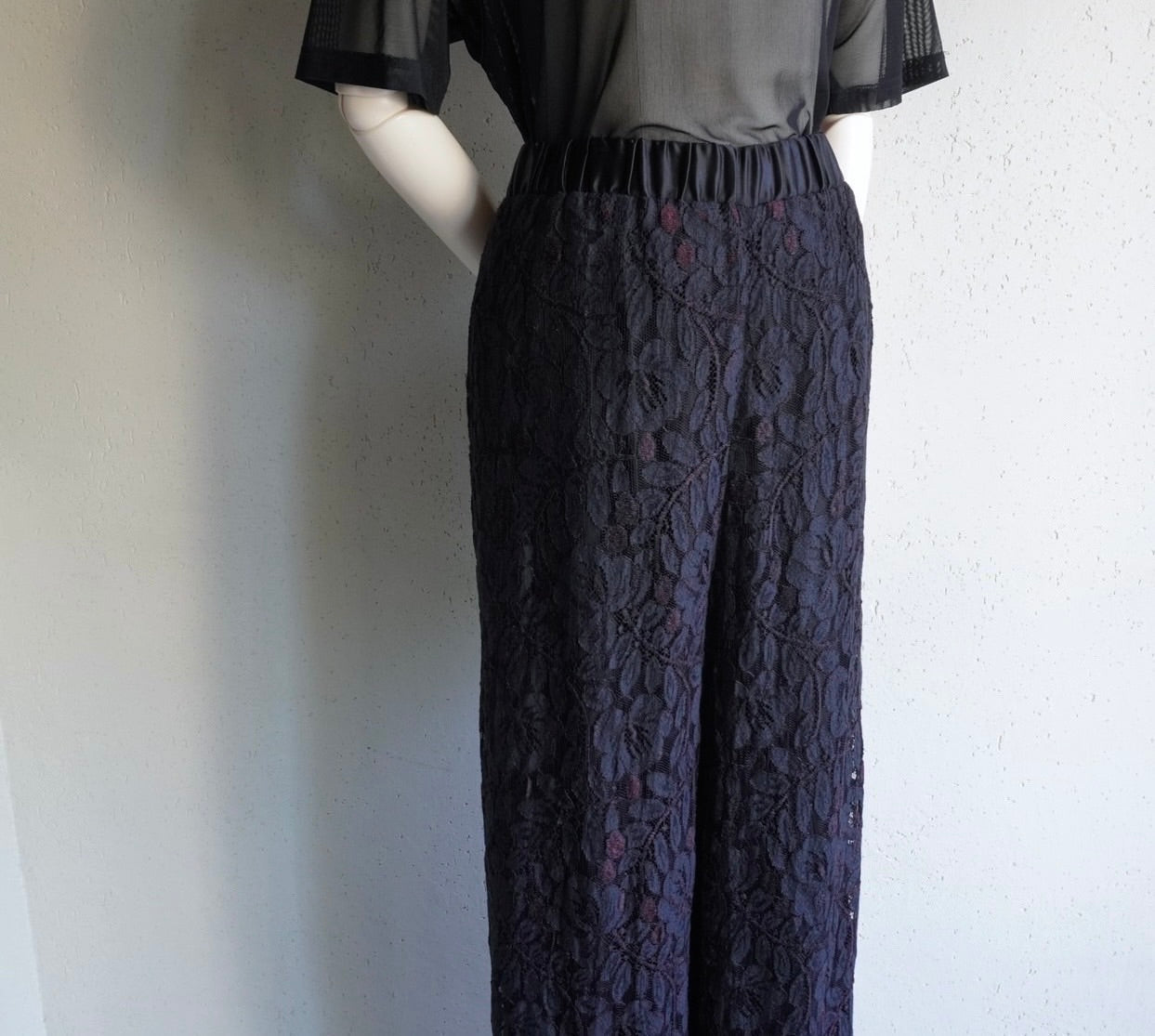 80s "Mark Eisen"Lace Pants
