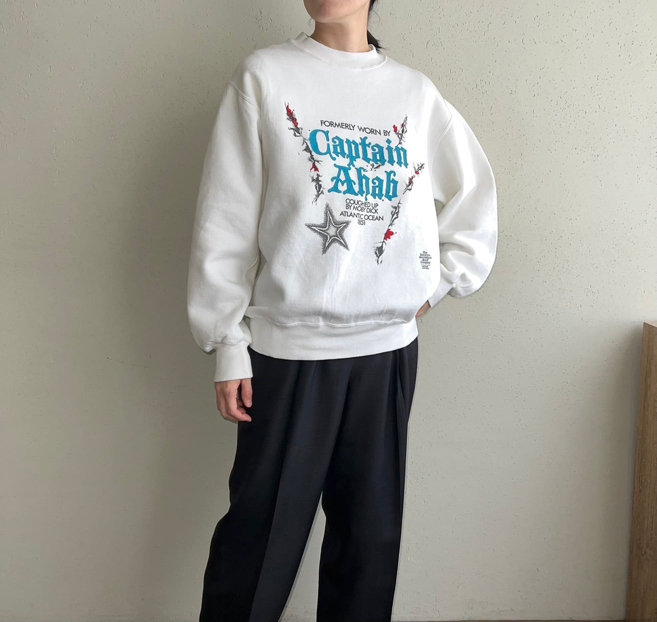 90s "Captain Ahab | Moby-Dick" Sweater Made in USA