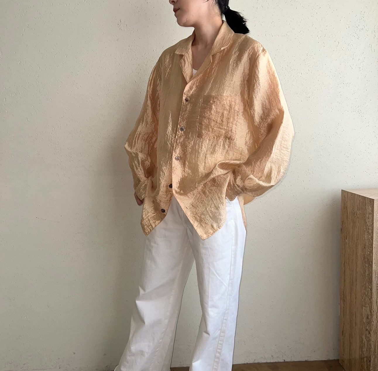 90s Shiny Shirt Made in USA