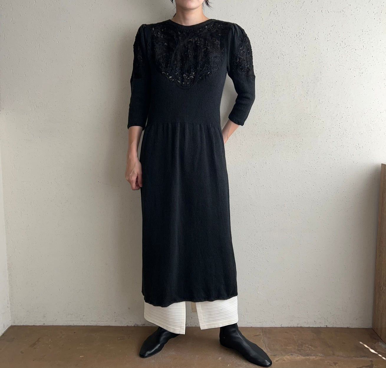 80s "Neiman Marcus ” Knit Dress Made in USA