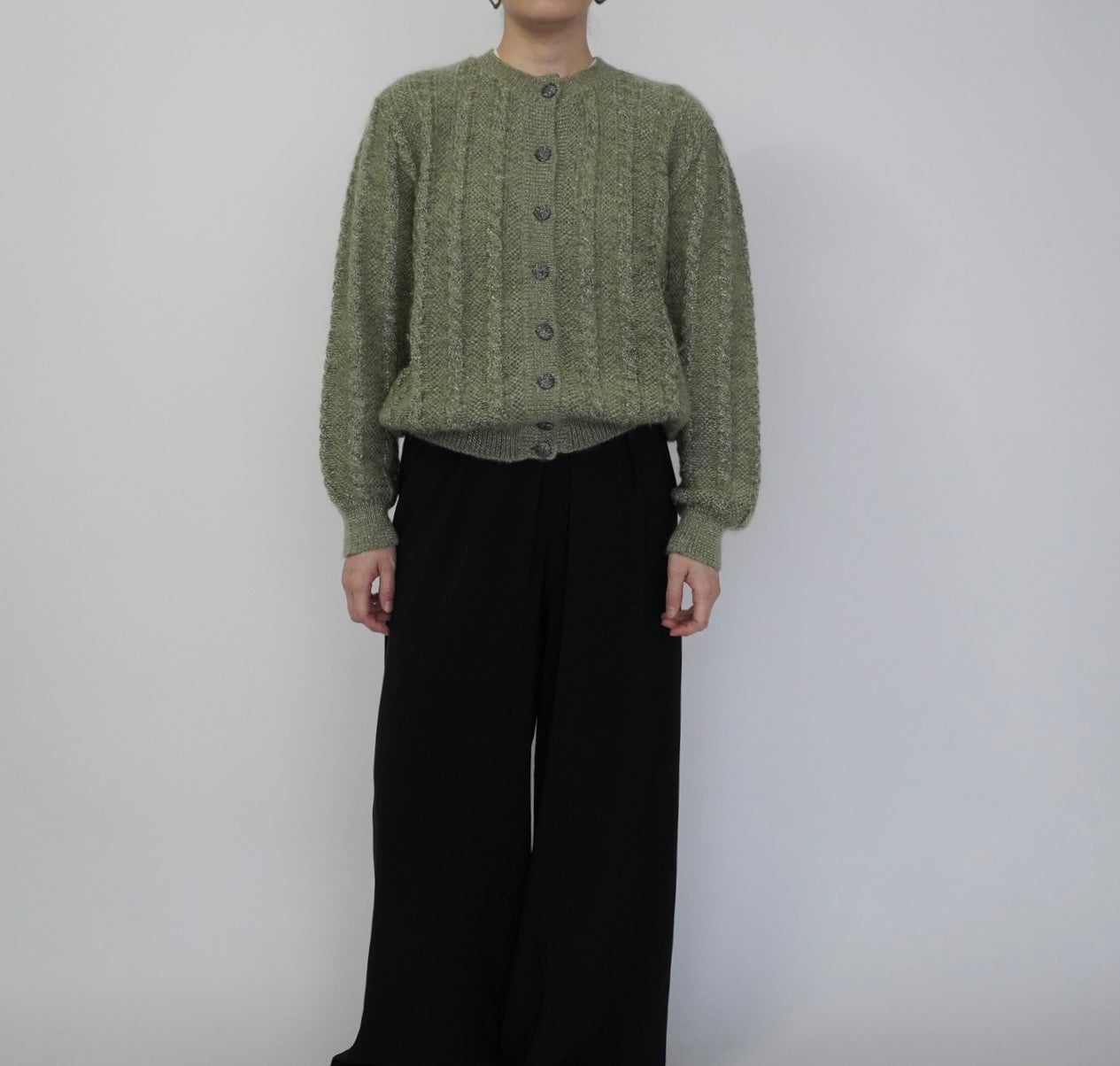 80s Design Knit Cardigan